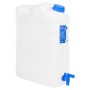 22-liter transparent plastic water jug with a tap by , Storage deposits - Ref: Foro24-155042, Price: 36,61 €, Discount: %