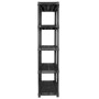 5-level black plastic storage shelf 91.5x45.7x185 cm by vidaXL, Industrial shelving - Ref: Foro24-147686, Price: 93,73 €, Dis...