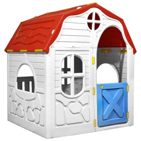 Casita de juegos plegable para niños con puertas y ventanas de vidaXL, Casitas infantiles - Ref: Foro24-92577, Precio: 178,12...