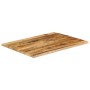 Solid mango wood natural edge table top 90x80x2.5 cm by , Table tops - Ref: Foro24-370363, Price: 86,16 €, Discount: %