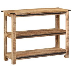 Mesa consola de madera maciza de mango 100x35x75 cm de , Mesas auxiliares - Ref: Foro24-374055, Precio: 144,01 €, Descuento: %