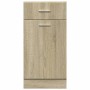 Armario inferior contrachapada color roble 40x46x81,5cm de , Armarios de cocina - Ref: Foro24-847493, Precio: 77,91 €, Descue...