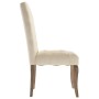 Dining chairs, 6 units, fabric with a beige linen-like appearance. by , dining chairs - Ref: Foro24-3309176, Price: 651,32 €,...