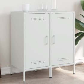 Cold-rolled white steel sideboard 2 pieces 36x39x79 cm by , Sideboards - Ref: Foro24-843023, Price: 217,99 €, Discount: %