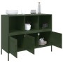 Cold-rolled steel sideboard in olive green 100.5x39x79 cm by , Sideboards - Ref: Foro24-843094, Price: 164,87 €, Discount: %