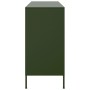 Cold-rolled steel sideboard in olive green 100.5x39x79 cm by , Sideboards - Ref: Foro24-843094, Price: 164,87 €, Discount: %