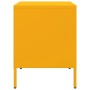 Bedside tables 2 units, yellow laminated steel, 36x39x50.5 cm by , Nightstands - Ref: Foro24-843061, Price: 141,00 €, Discoun...