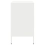 Bedside tables 2 units, white laminated steel, 36x39x68 cm by , Nightstands - Ref: Foro24-843077, Price: 145,68 €, Discount: %