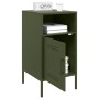 Mesitas de noche 2 uds acero laminado verde oliva 36x39x68 cm de , Mesitas de noche - Ref: Foro24-843075, Precio: 145,68 €, D...