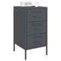 Nightstands 2 units anthracite gray steel 36x39x68 cm by , Nightstands - Ref: Foro24-843082, Price: 116,87 €, Discount: %