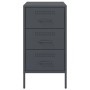 Nightstands 2 units anthracite gray steel 36x39x68 cm by , Nightstands - Ref: Foro24-843082, Price: 116,87 €, Discount: %