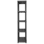 5-level black plastic storage shelf 71x38x170 cm by vidaXL, Industrial shelving - Ref: Foro24-147684, Price: 57,98 €, Discoun...