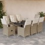 Gartentisch- und Stuhlset, 5-teilig, mit PE-Rattan-Beige-Kissen. von , Gartensets - Ref: Foro24-3276944, Preis: 1,00 €, Rabat...