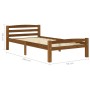 Estructura de cama madera maciza pino marrón miel 90x200 cm de vidaXL, Camas y somieres - Ref: Foro24-322075, Precio: 104,25 ...