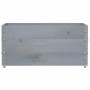 Pallet necklaces 3 units solid gray pine wood 120x80 cm by , Loading platforms and pallets - Ref: Foro24-3295368, Price: 97,6...