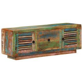 Solid recycled wood TV stand 110x30x40 cm by , TV Furniture - Ref: Foro24-4009377, Price: 211,56 €, Discount: %