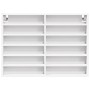 Vitrina de madera ingeniería blanca 80x8,5x58 cm de , Estantes y estanterías - Ref: Foro24-847954, Precio: 49,92 €, Descuento: %