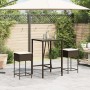 Kitchen stools with cushions 2 pcs synthetic brown rattan by , Garden chairs - Ref: Foro24-368318, Price: 108,19 €, Discount: %