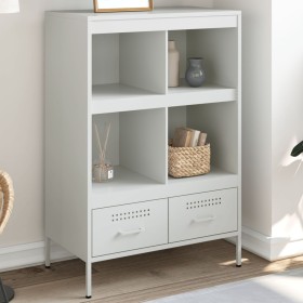 Cold-rolled white steel sideboard 68x39x101.5 cm by , Sideboards - Ref: Foro24-843107, Price: 225,99 €, Discount: %