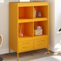 Cold-rolled steel sideboard in yellow, 68x39x101.5 cm by , Sideboards - Ref: Foro24-843105, Price: 170,36 €, Discount: %