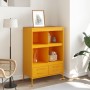 Cold-rolled steel sideboard in yellow, 68x39x101.5 cm by , Sideboards - Ref: Foro24-843105, Price: 170,36 €, Discount: %