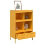 Cold-rolled steel sideboard in yellow, 68x39x101.5 cm by , Sideboards - Ref: Foro24-843105, Price: 170,36 €, Discount: %