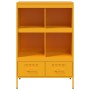 Cold-rolled steel sideboard in yellow, 68x39x101.5 cm by , Sideboards - Ref: Foro24-843105, Price: 170,36 €, Discount: %