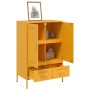 Cold-rolled steel sideboard in yellow, 68x39x101.5 cm by , Sideboards - Ref: Foro24-843111, Price: 194,23 €, Discount: %