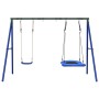 Outdoor swing set with a regular swing and a nest swing. by , Swings and play structures - Ref: Foro24-3283597, Price: 167,99...