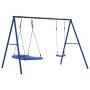 Outdoor swing set with a regular swing and a nest swing. by , Swings and play structures - Ref: Foro24-3283597, Price: 167,99...