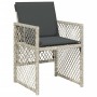 Garden dining set with 15 pieces, light gray synthetic rattan and cushions. by , Garden sets - Ref: Foro24-3210815, Price: 95...