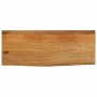 Solid mango wood natural edge table top 90x20x2.5 cm by , Table tops - Ref: Foro24-370515, Price: 25,79 €, Discount: %