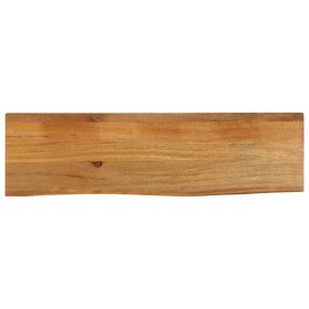 Massivholz-Tischplatte mit natürlicher Kante aus Mangoholz 110x40x2,5 cm von , Tischplatten - Ref: Foro24-370541, Preis: 49,4...