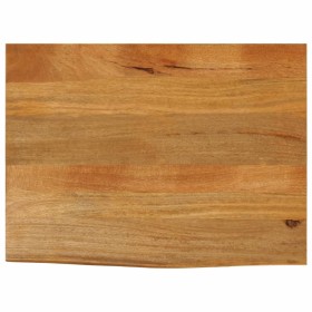 Solid mango wood natural edge table top 80x60x2.5 cm by , Table tops - Ref: Foro24-370548, Price: 53,43 €, Discount: %