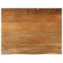 Solid mango wood natural edge table top 90x80x2.5 cm by , Table tops - Ref: Foro24-370555, Price: 87,25 €, Discount: %