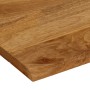 Solid mango wood natural edge table top 90x80x2.5 cm by , Table tops - Ref: Foro24-370555, Price: 87,25 €, Discount: %