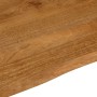 Solid mango wood natural edge table top 90x80x2.5 cm by , Table tops - Ref: Foro24-370555, Price: 87,25 €, Discount: %