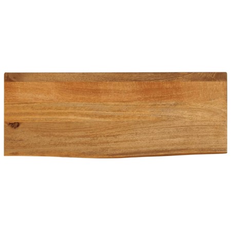 Solid mango wood natural edge table top 80x20x3.8 cm by , Table tops - Ref: Foro24-370562, Price: 26,80 €, Discount: %