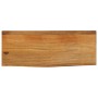 Solid mango wood natural edge table top 80x20x3.8 cm by , Table tops - Ref: Foro24-370562, Price: 26,80 €, Discount: %