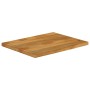 Solid mango wood table top with natural edge, 70x60x3.8 cm by , Table tops - Ref: Foro24-370595, Price: 57,96 €, Discount: %