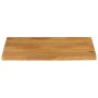 Solid mango wood table top with natural edge, 70x60x3.8 cm by , Table tops - Ref: Foro24-370595, Price: 57,96 €, Discount: %