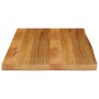 Solid mango wood table top with natural edge, 70x60x3.8 cm by , Table tops - Ref: Foro24-370595, Price: 57,96 €, Discount: %