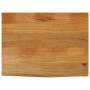 Solid mango wood natural edge table top 90x60x3.8 cm by , Table tops - Ref: Foro24-370597, Price: 72,90 €, Discount: %