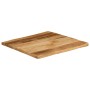 Solid mango wood natural edge table top 60x60x2.5 cm by , Table tops - Ref: Foro24-370666, Price: 50,28 €, Discount: %