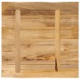 Solid mango wood natural edge table top 60x60x2.5 cm by , Table tops - Ref: Foro24-370666, Price: 50,30 €, Discount: %