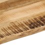 Solid mango wood natural edge table top 60x60x2.5 cm by , Table tops - Ref: Foro24-370666, Price: 50,30 €, Discount: %