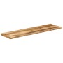 Solid mango wood natural edge table top 160x40x2.5 cm by , Table tops - Ref: Foro24-370664, Price: 88,28 €, Discount: %