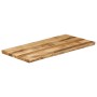 Tablero de mesa borde natural madera maciza mango 120x60x2,5 cm de , Tableros para mesas - Ref: Foro24-370672, Precio: 86,06 ...