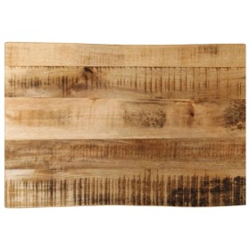 Solid mango wood natural edge table top 50x40x3.8 cm by , Table tops - Ref: Foro24-370679, Price: 35,61 €, Discount: %