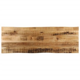 Solid mango wood natural edge table top 140x40x3.8 cm by , Table tops - Ref: Foro24-370687, Price: 86,94 €, Discount: %